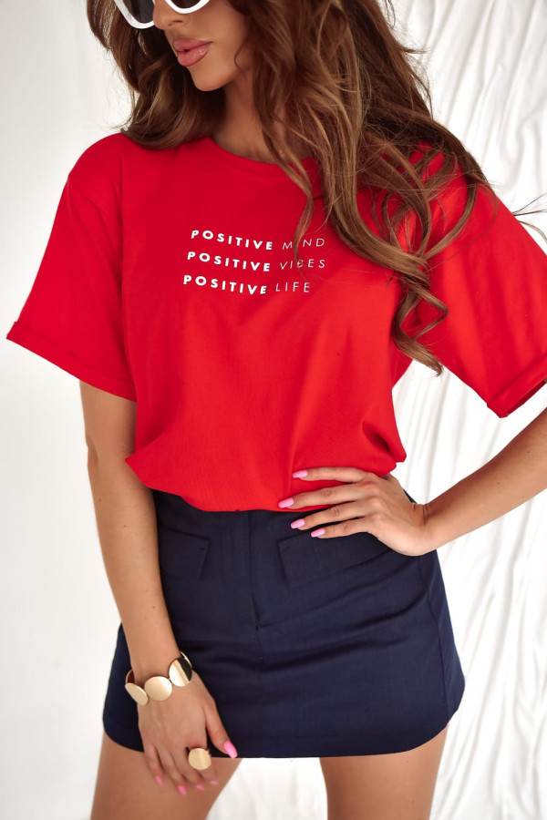 Tshirt POSITIVE Red