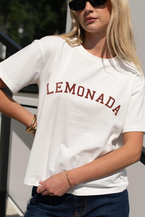 Tshirt LEMONADA logo bordo 1