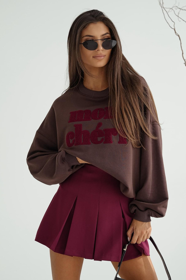 Bluza MON Cheri chocolate