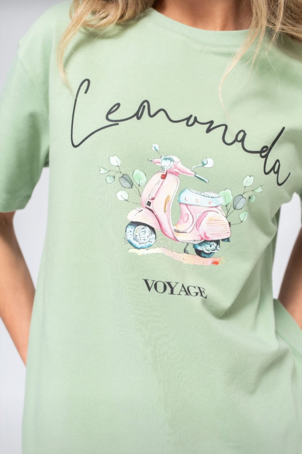 Tshirt VESPA Pistacja 1