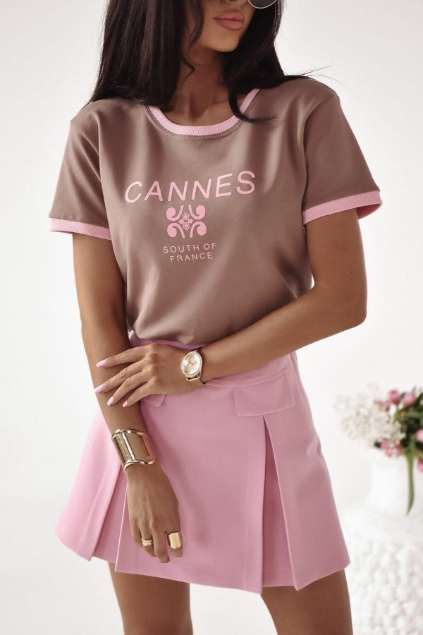 Tshirt CANNES mokka