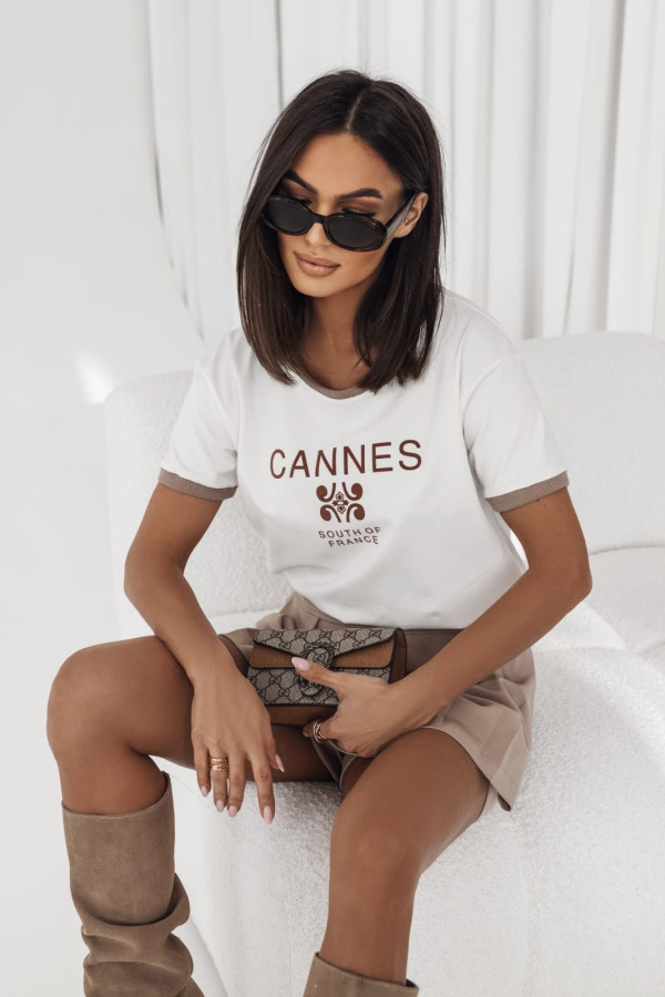 Tshirt CANNES ecru