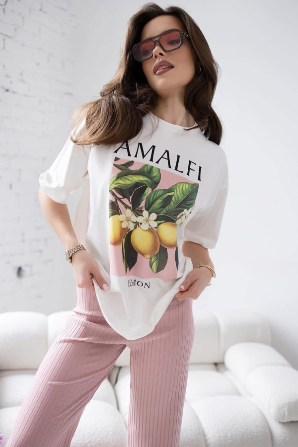 Tshirt AMALFI ecru 1