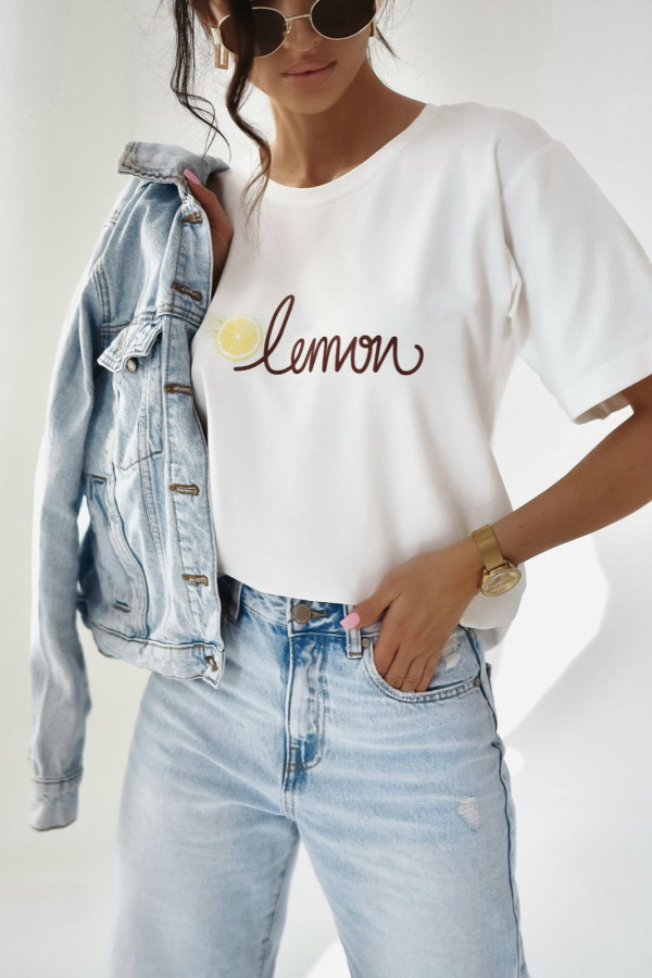 Tshirt LEMON ecru