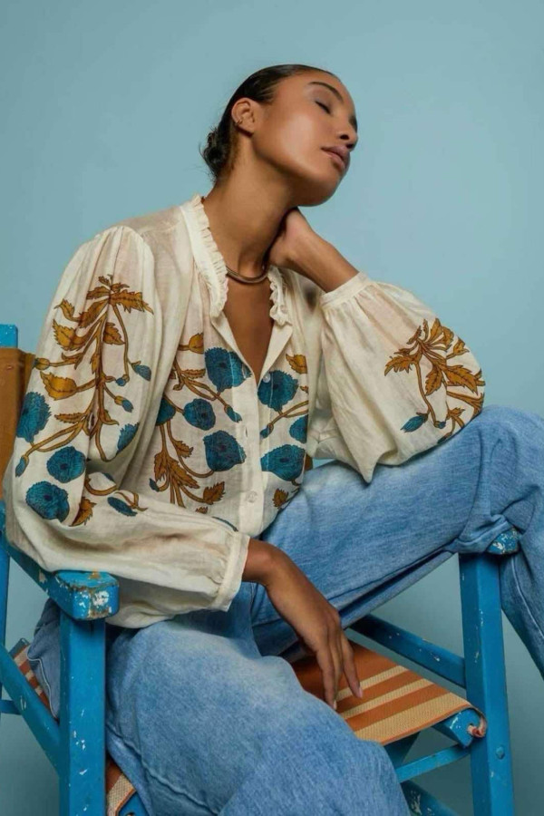 Koszula BOHO blue