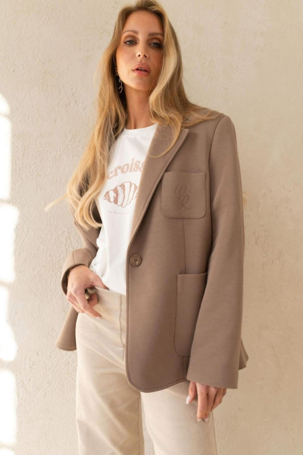 Marynarka RUNWAY mokka
