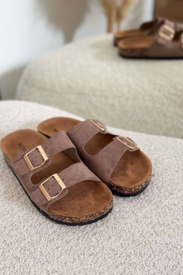 Klapki BIRKEN chocolate