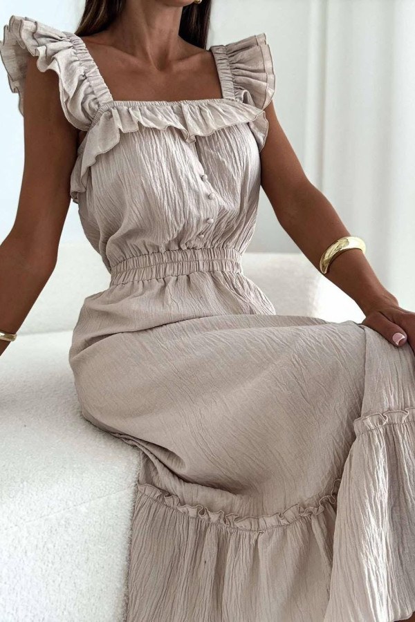 Sukienka LA MILLA beige